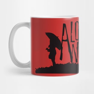 alone girl black t-shirt Mug